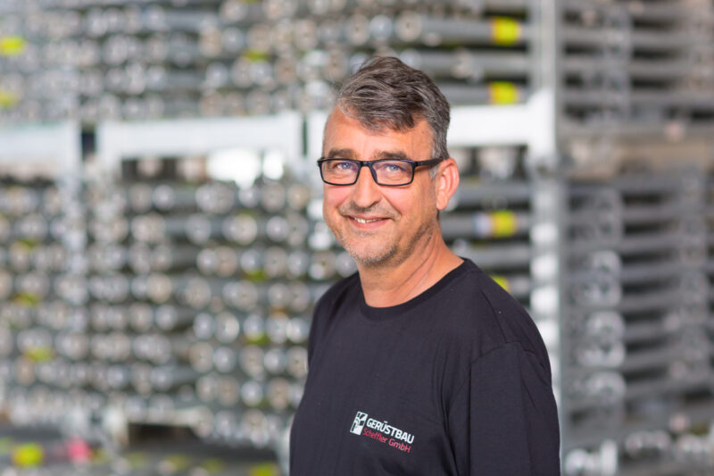 Mike Minning, Bauleiter bei der Gerüstbau Scheffler GmbH