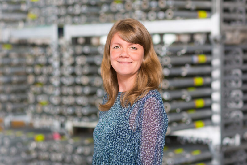 Cathleen Mahnecke, Buchhalterin bei der Gerüstbau Scheffler GmbH