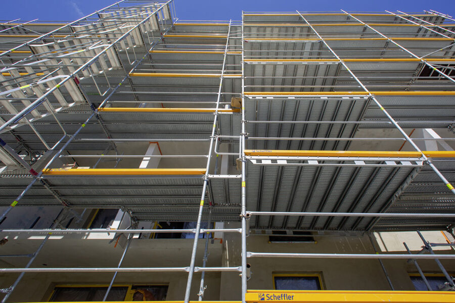 Arbeits- und Scbutzgerüste