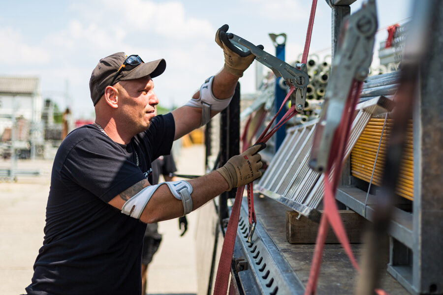 Dienstleistungen im Gerüstbau
